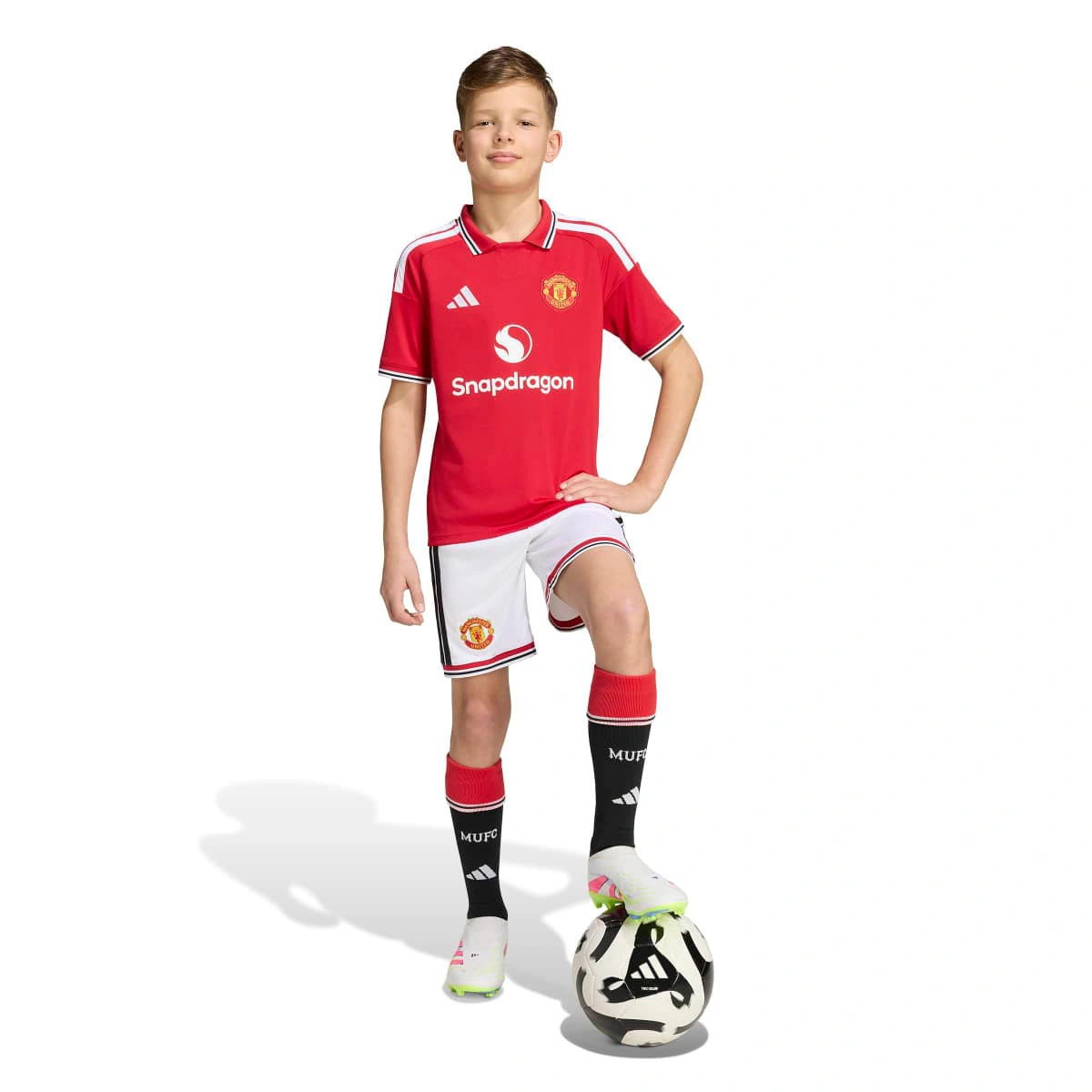 Calções adidas Manchester United Primeiro equipamento 2026-2027 Criança