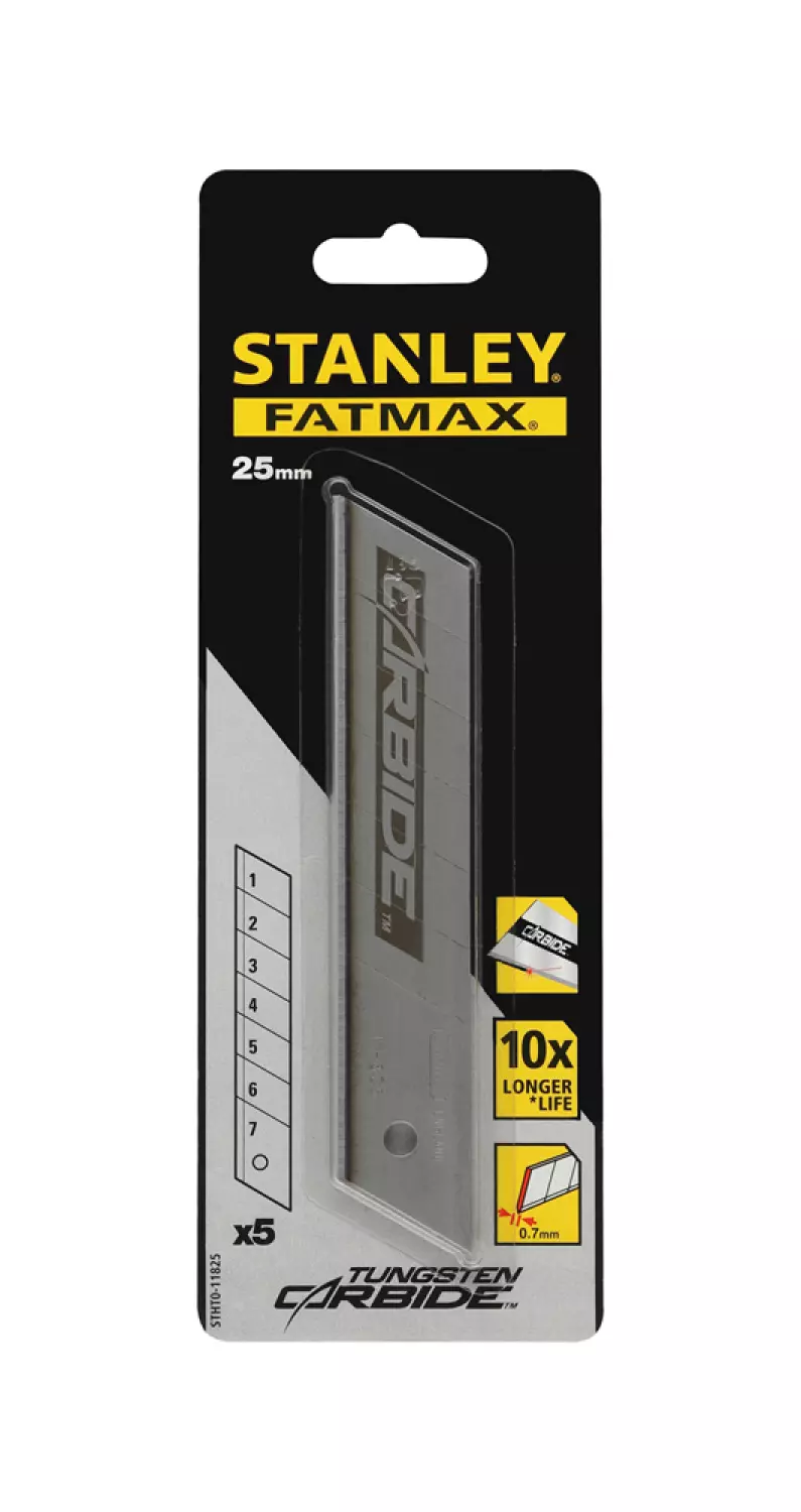 Stanley STHT0-11825 Carbide Reserve afbreekmessen - 25mm (5st)