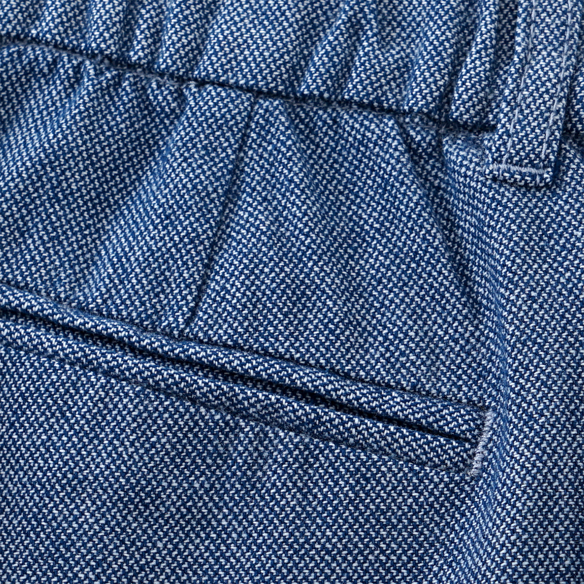 Yigga Jungen Anzughose mit verstellbarem Bund blau