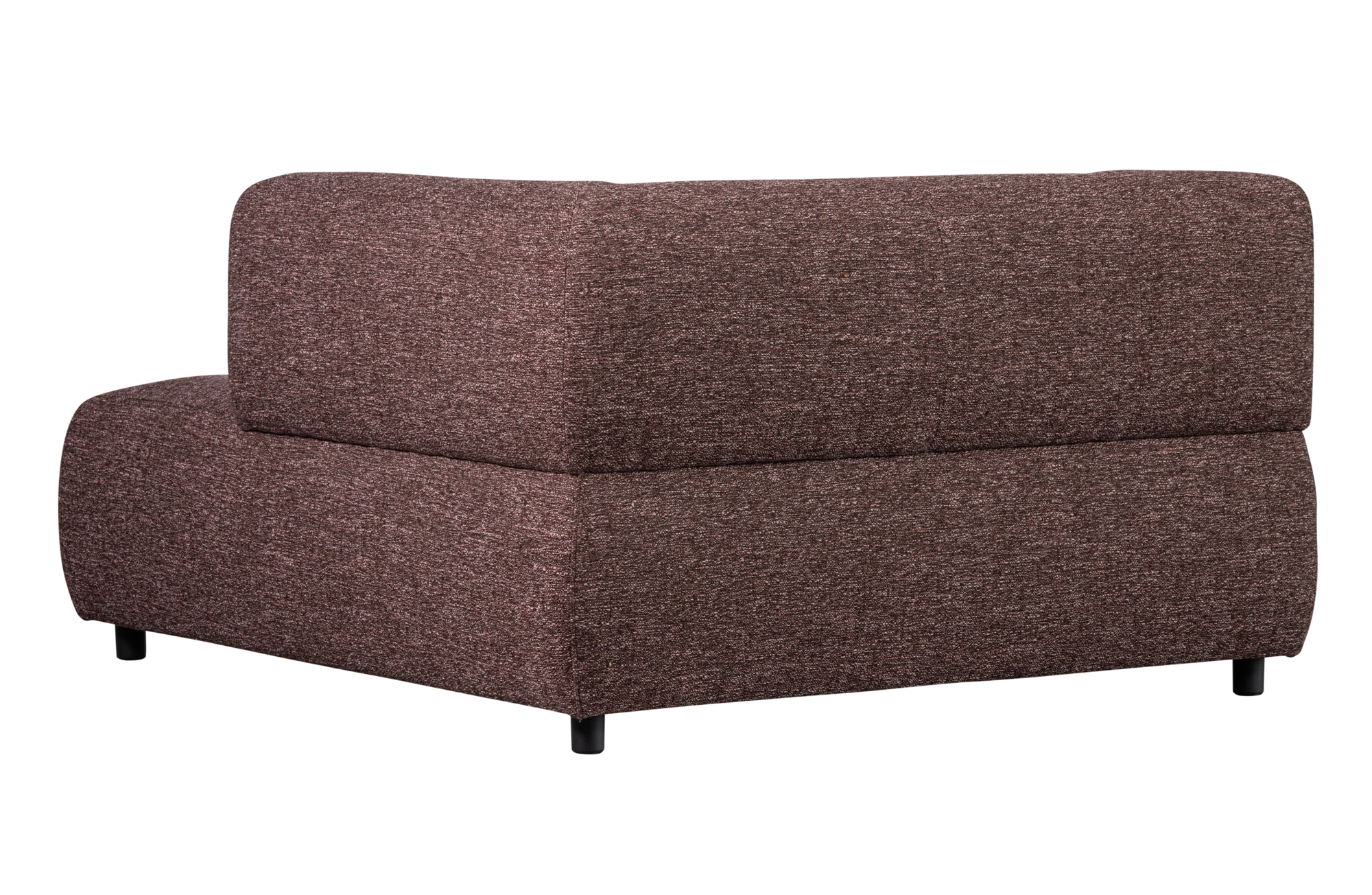 1,5-zits chaise longue Louis melange met arm rechts Louis 1,5-zits chaise longue met arm rechts Melange - Mauve