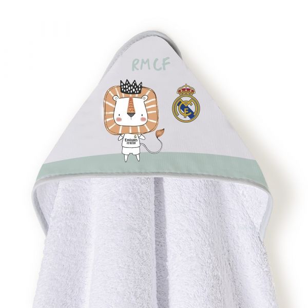 Interbaby Capa de Banho 100x100 400 Gsm Real Madrid Branco