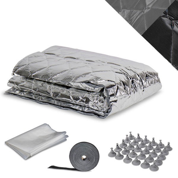 Rideau isolation cabine intérieur universel - KIT Do It Yourself CARBEST
