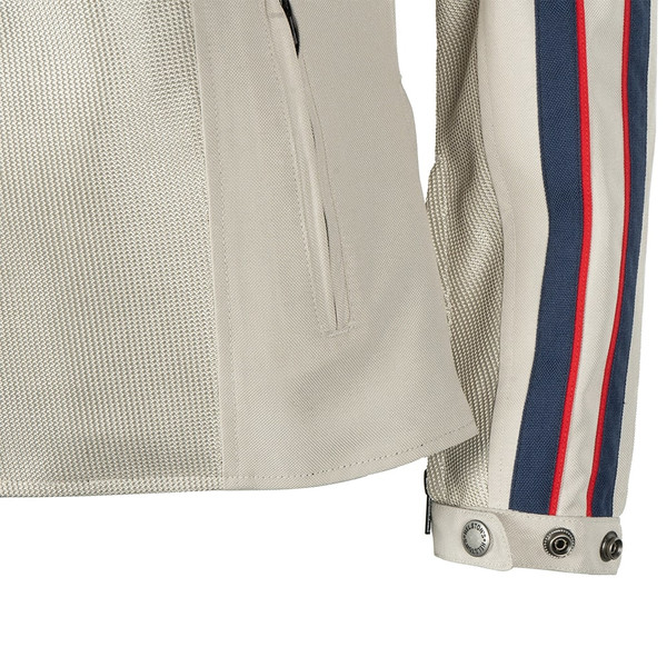 Helstons - Blouson femme Jade Tissu Mesh Beige