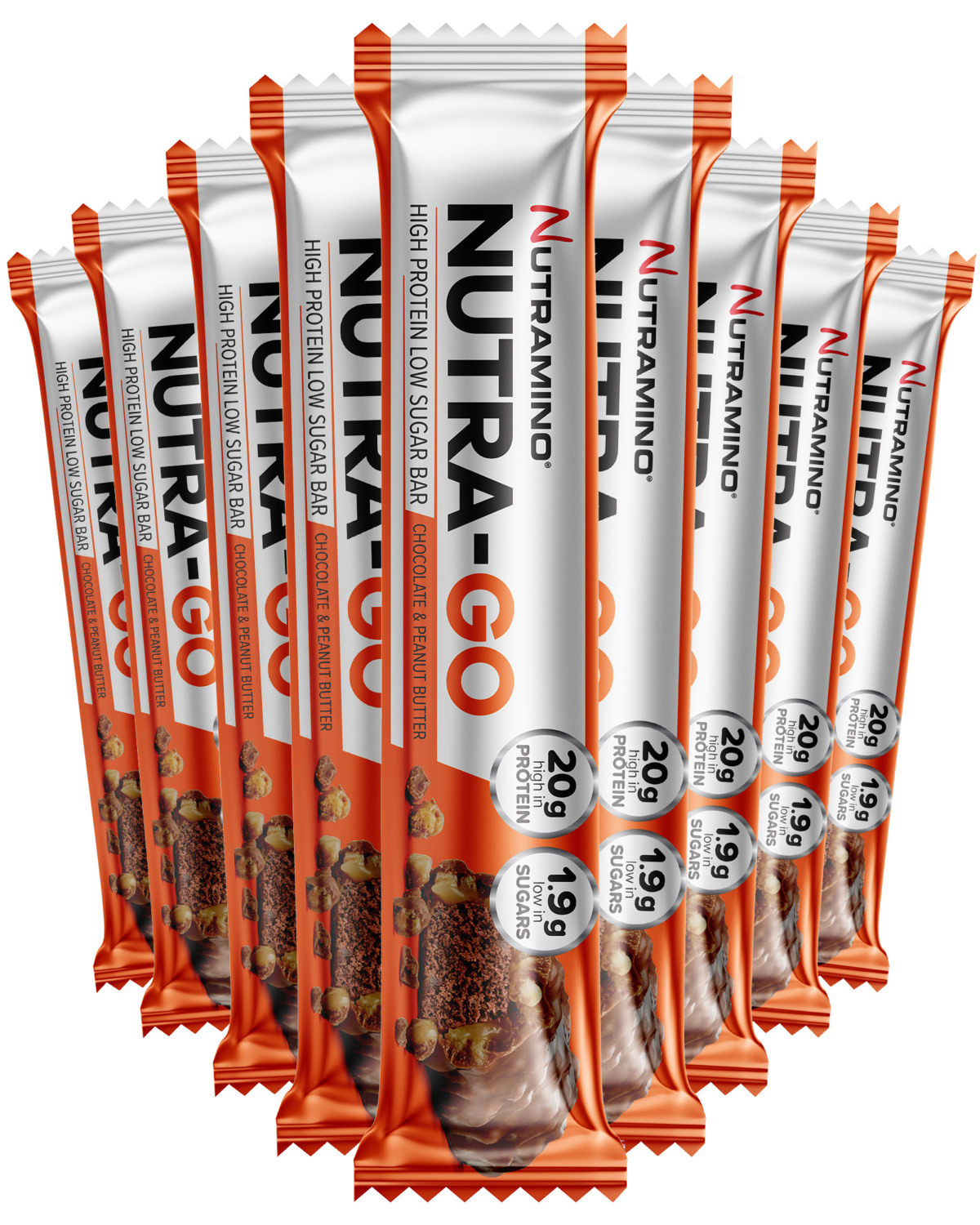 Nutramino GO Bar Chocolate Peanut Butter 12x64g