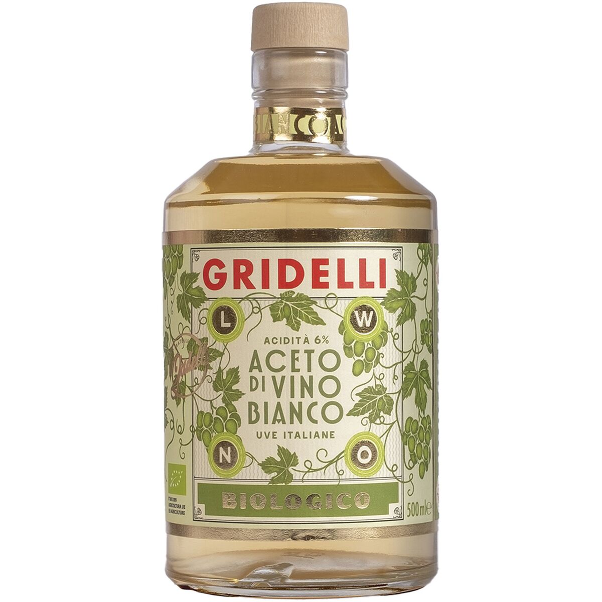 Aceto Di Vino Bianco hvitvinseddik økologisk, 500 ml