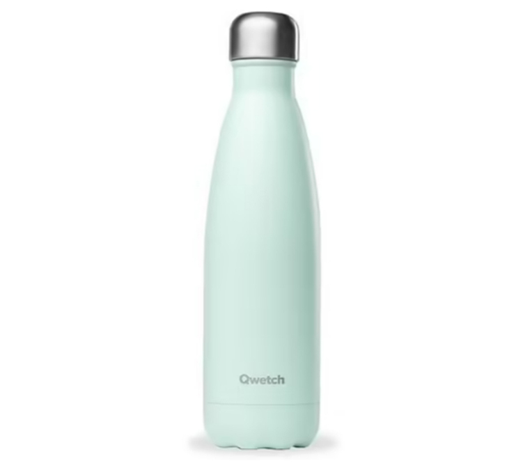 Bouteille isotherme inox Pastel Vert 50 cl - QWETCH
