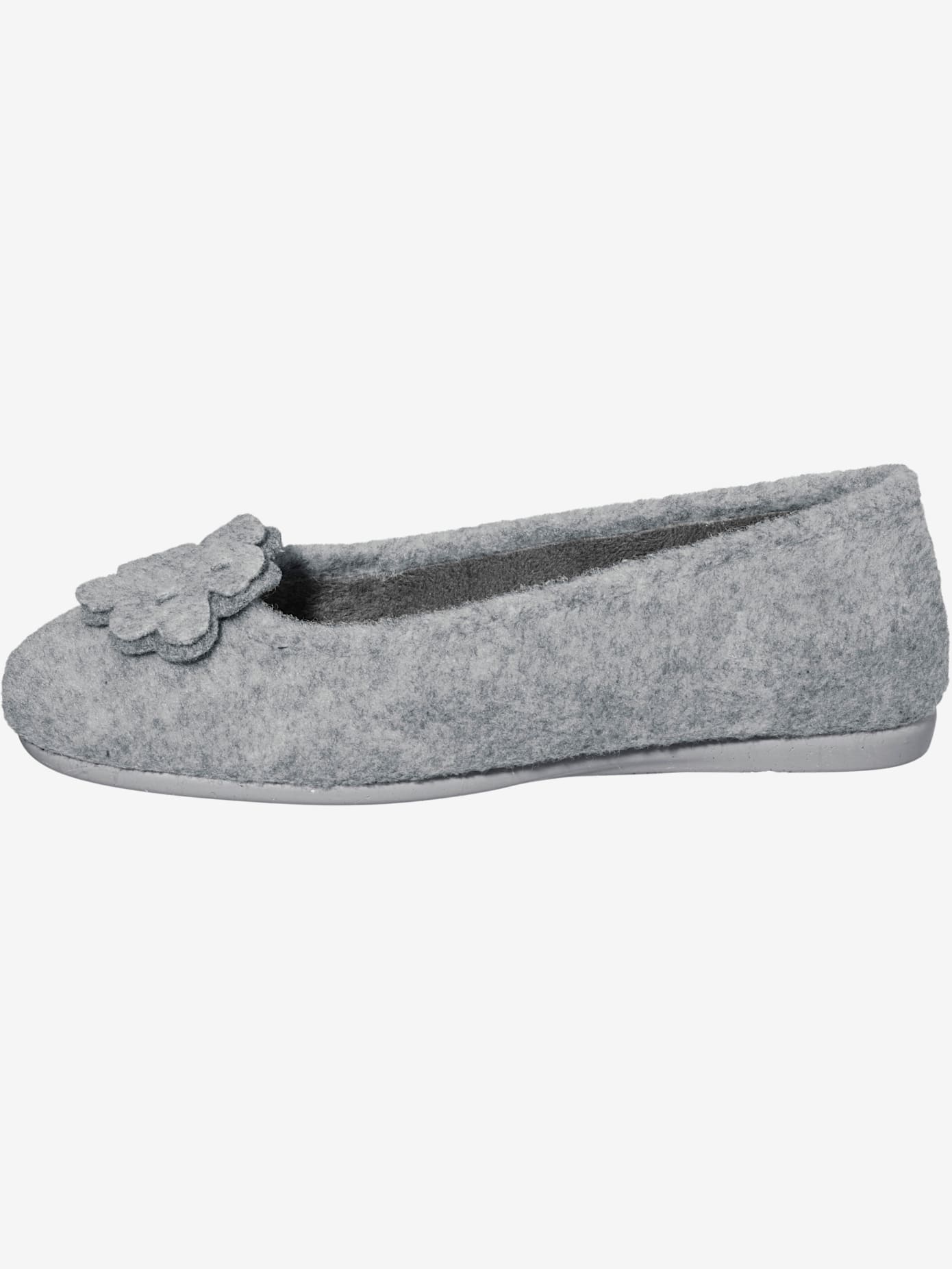 Chaussons application florale