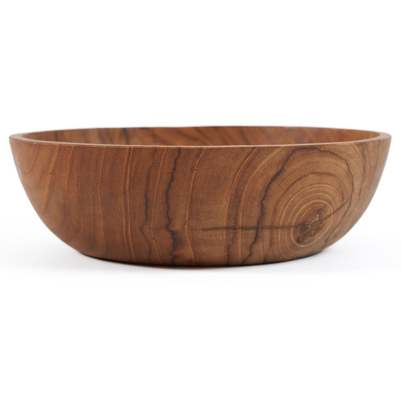 Bazar Bizar Bol en teck naturel - D.20xH.6 cm