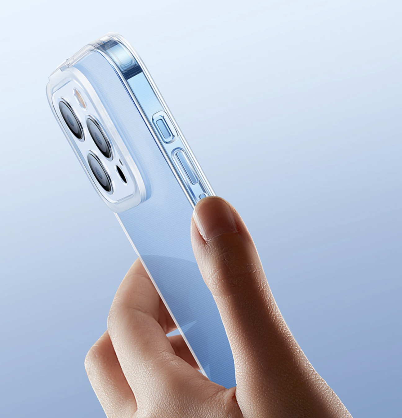 iPhone 14 Pro Hardcase Hülle TPU Bumper 4x Objektiv Kameraschutz   Display Panzerglas - Transparent