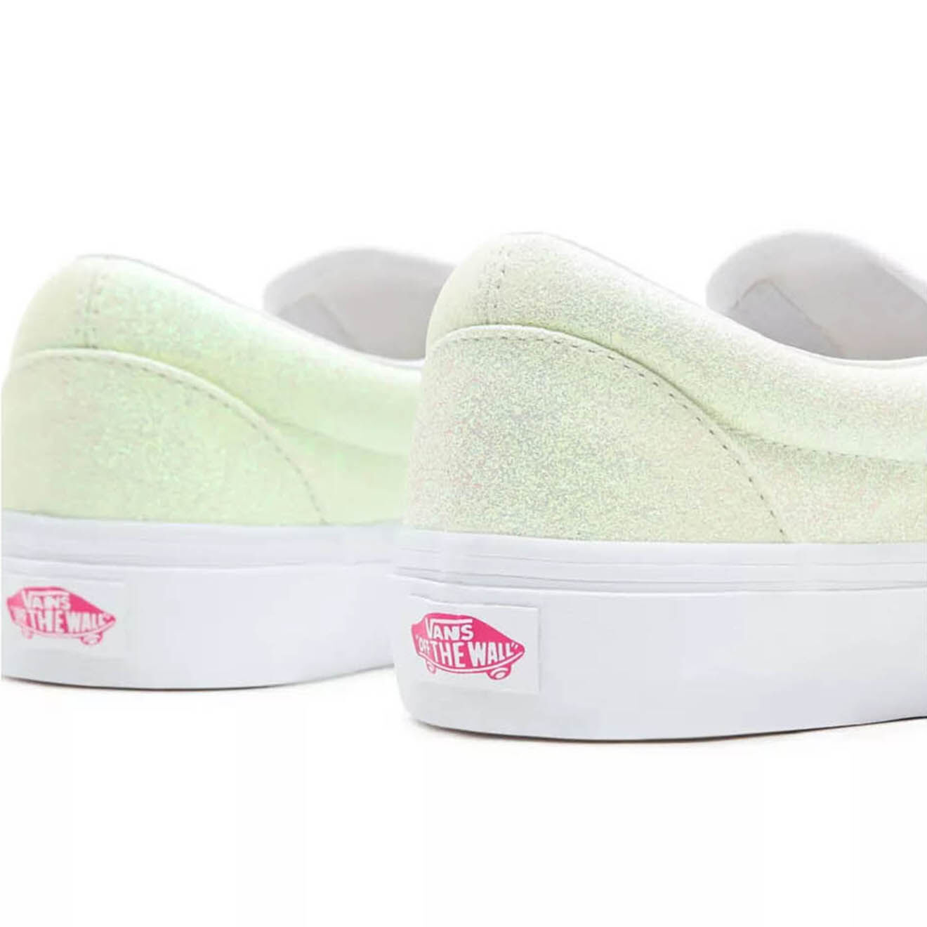 Vans Slip-On en Toile UV Glitter Classic blanc doré