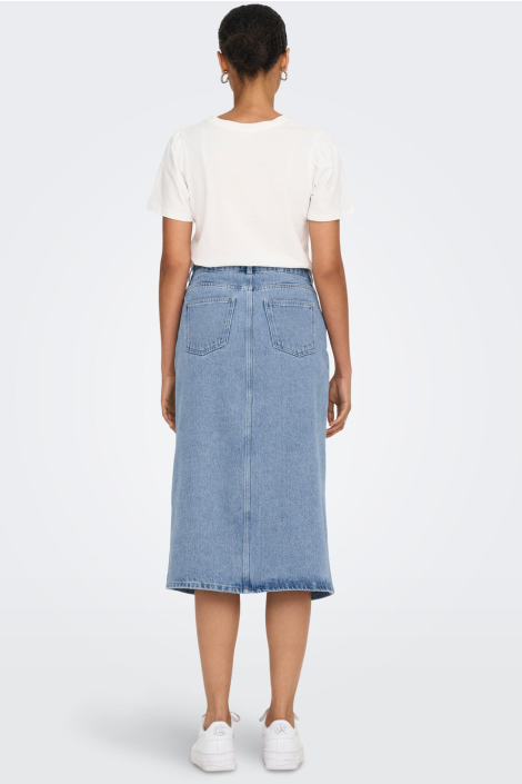 Only blauwe dames rok