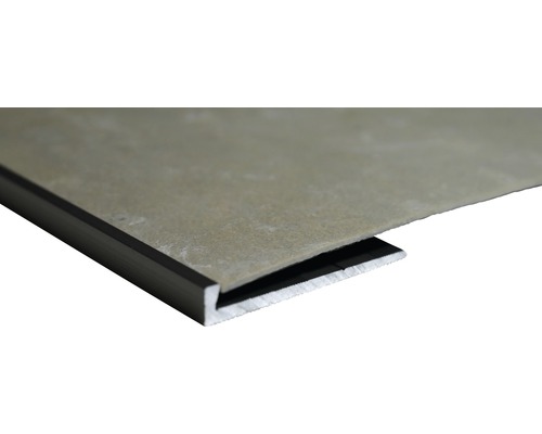 Profielstrip eindkap Slate-Lite F-Line staal 2,5 m