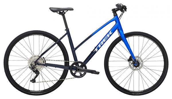 Vélo Fitness Trek FX 3 Disc Stagger Shimano Deore 10V 700 mm Bleu