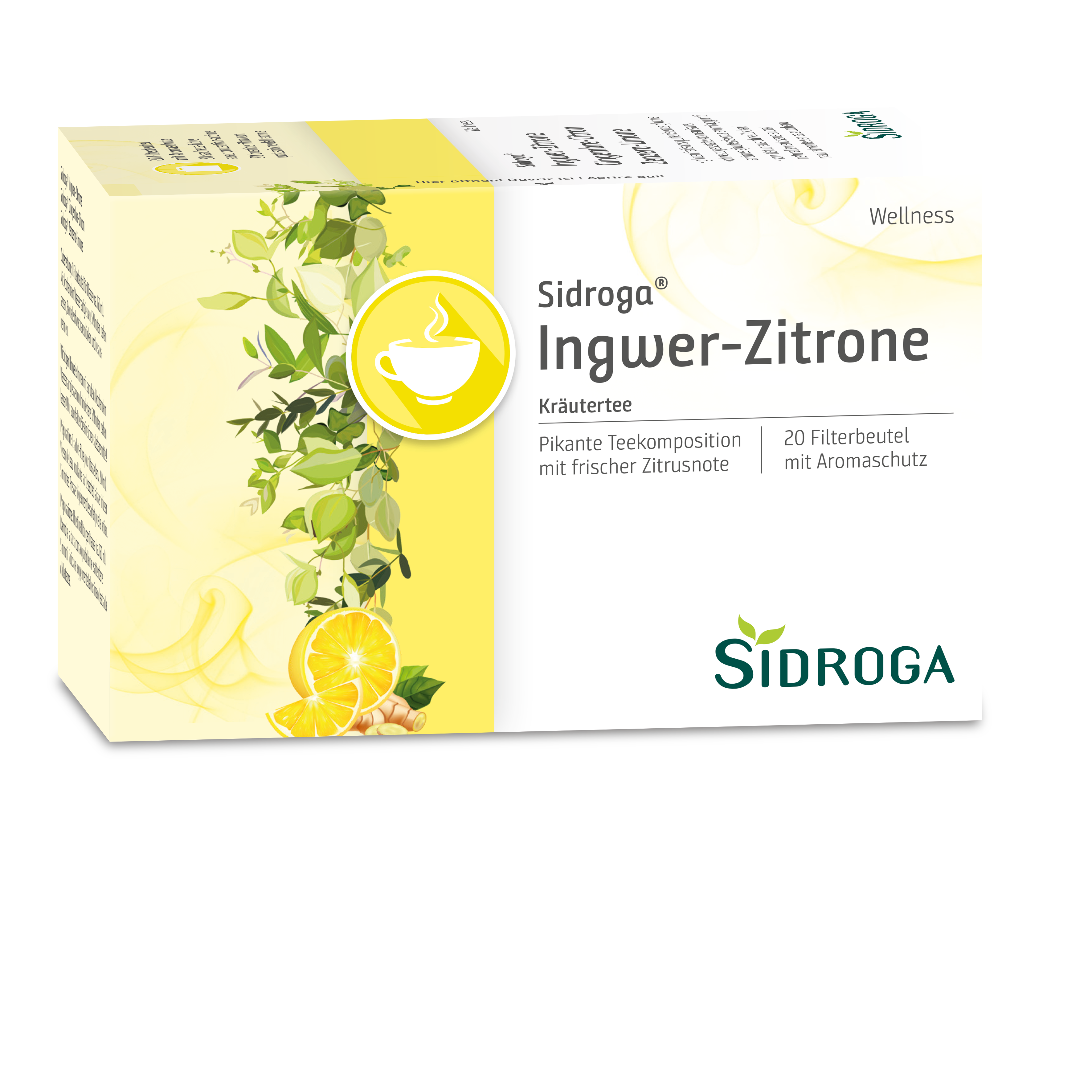 Sidroga Ingwer-Zitrone<br>20 Stück, Beutel, TEES