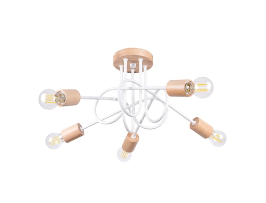 SOLLUX LIGHTING - Lustre ember 5 blanc