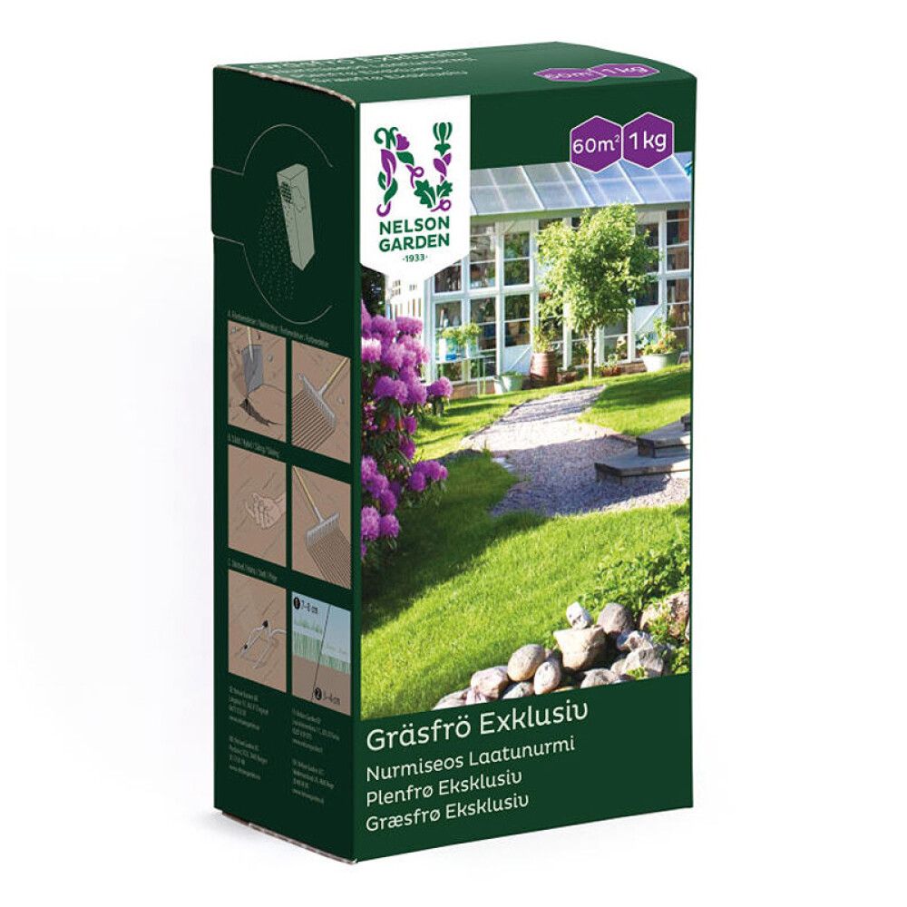 GRESSFRØ NELSON GARDEN EKSKLUSIV 1KG