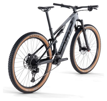 VTT Électrique Tout-Suspendu BMC Fourstroke AMP LT Three Sram NX Eagle 12V 360 Wh 29'' Gris Iron Noir 2024
