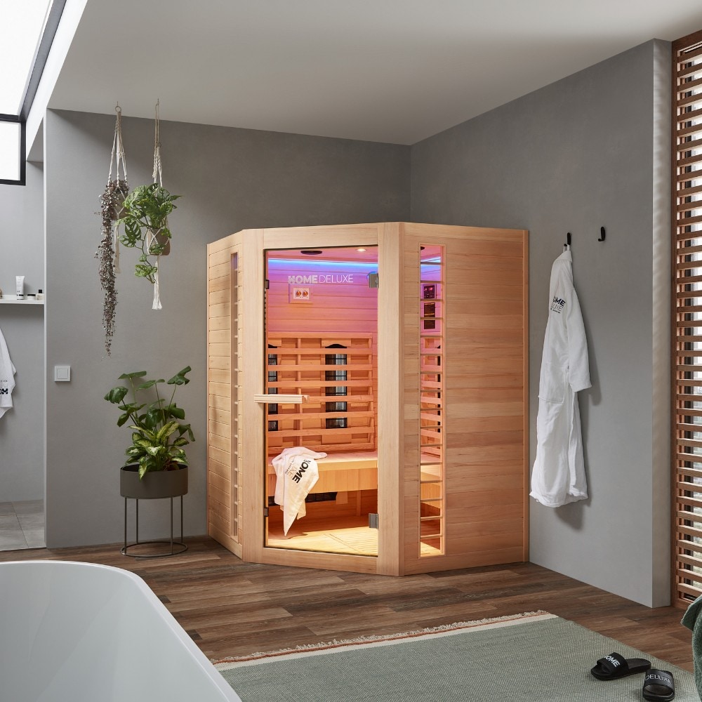 Home Deluxe Infrarotkabine Redsun XXL Deluxe mit Vollspektrumstrahlern