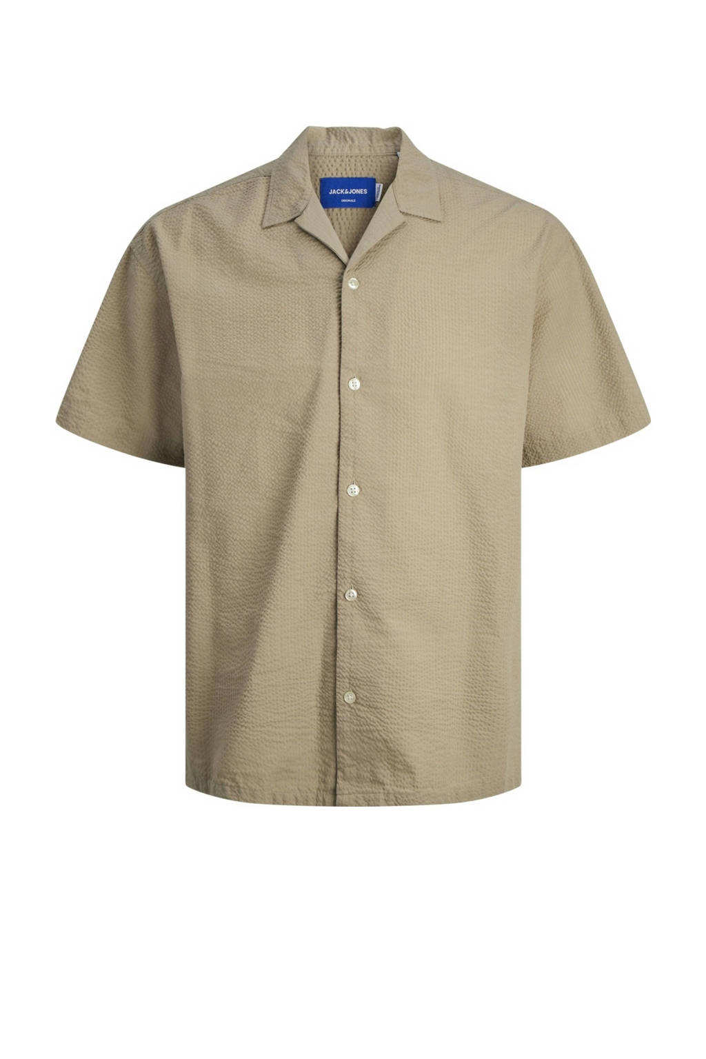 JACK & JONES overhemd JORPALMA beige