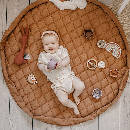 play&go baby speelkleed en draagtas noomad soft - tawny brown