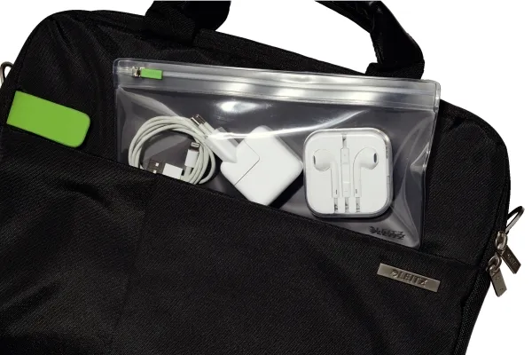 Lynlåslomme Leitz Traveller 4007 Small klar plast (2 stk.)