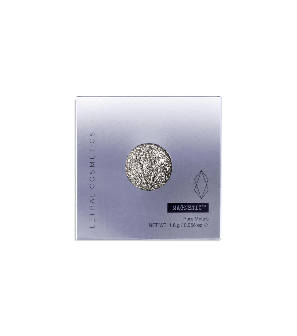 Lethal Cosmetics - Sombra Pure Metals em godet Magnetic™ - Graphite
