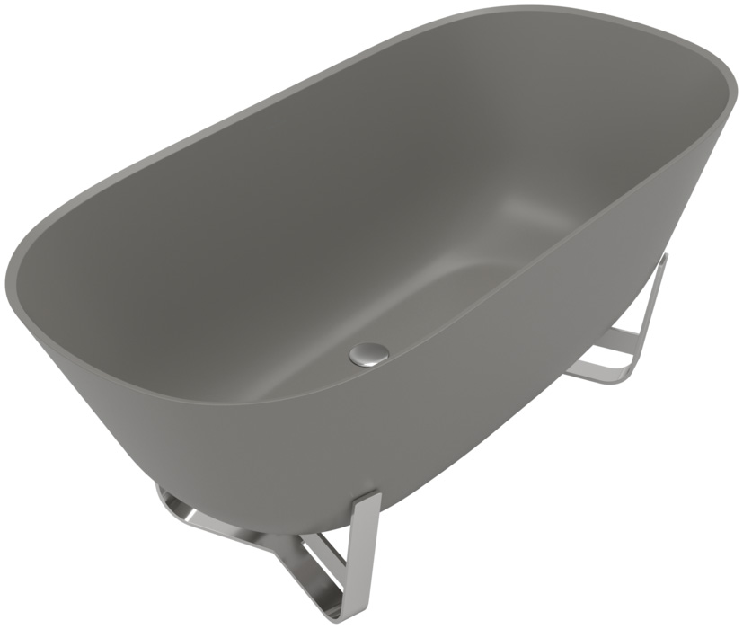 Villeroy & Boch Antheus vrijstaand ligbad 155x75cm grijs