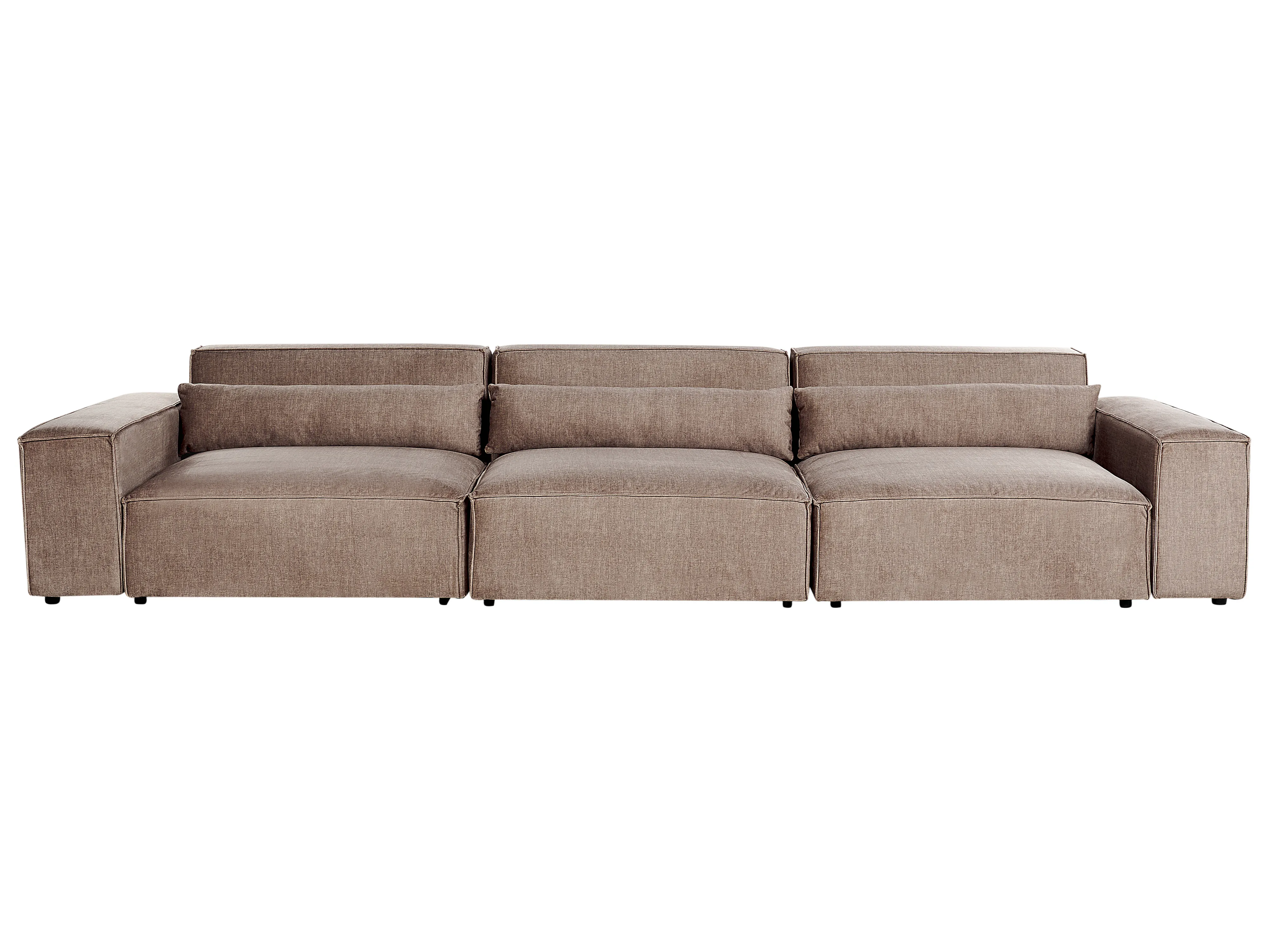 Modulaire bank 3-zits HELLNAR Stof Lichtbruin