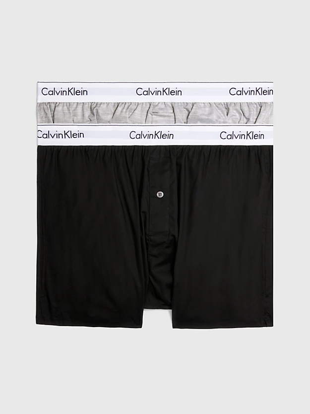 Cuecas Boxer Slim - Pacote com 2 - Algodão Moderno