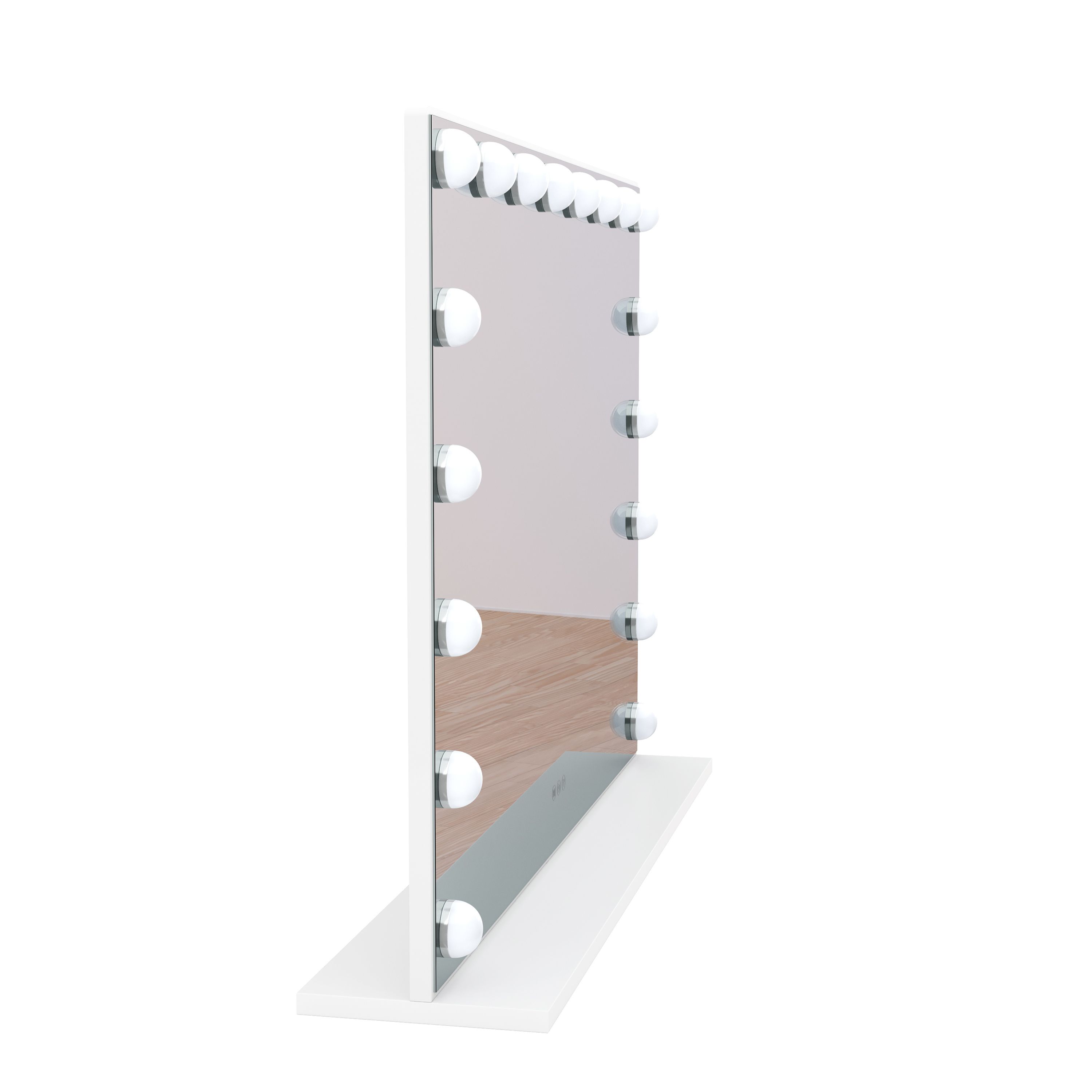 LED Spiegel EMMI 80 x 12 x 60 cm weiss