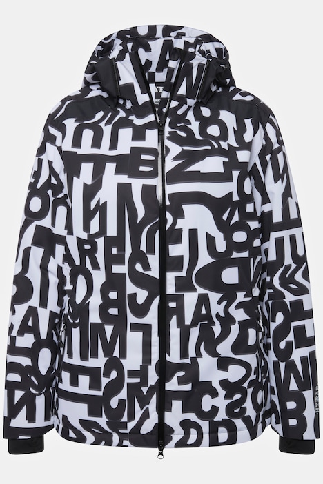 Performance-Jacke, Kapuze, wasserdicht, 2-Wege-Zipper