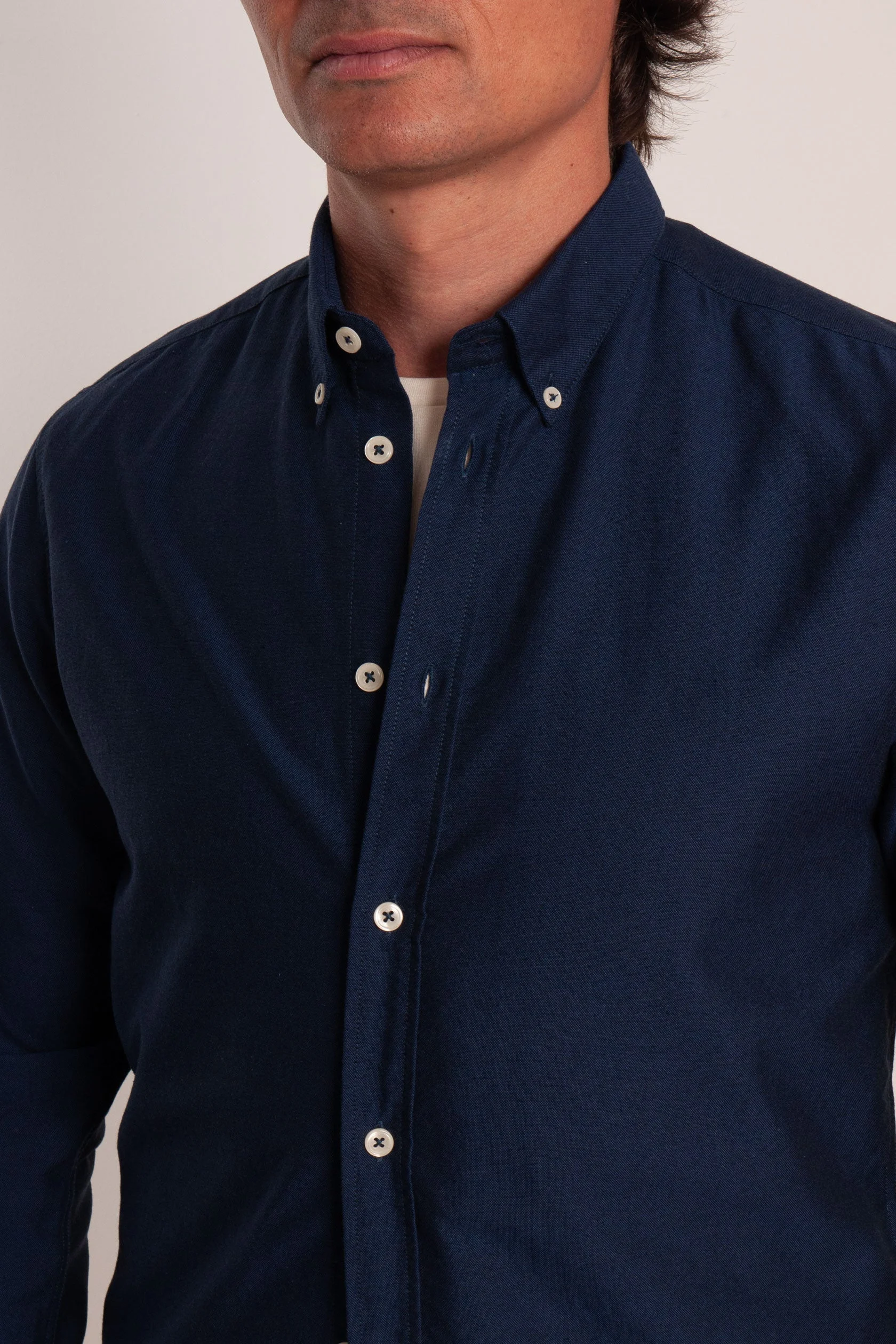 Chemise oxford | Bleu