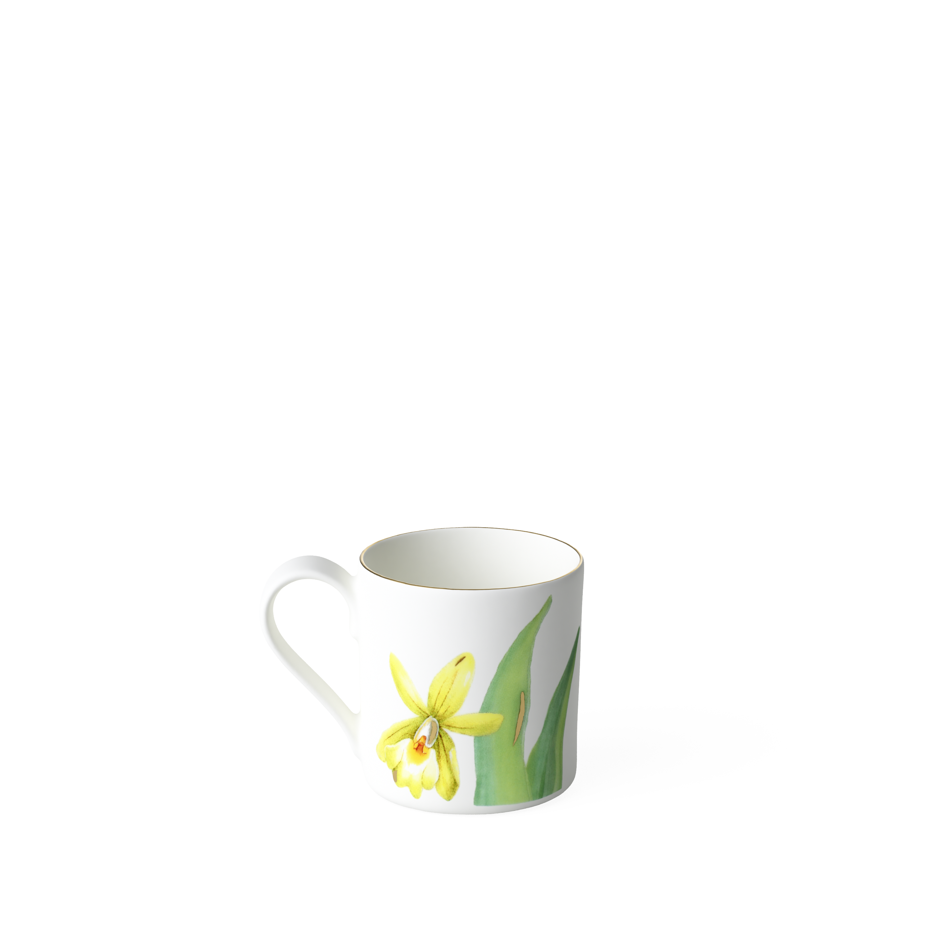 Amazonia Espresso cup Multi-colored, 2.1 oz, Premium Bone Porcelain