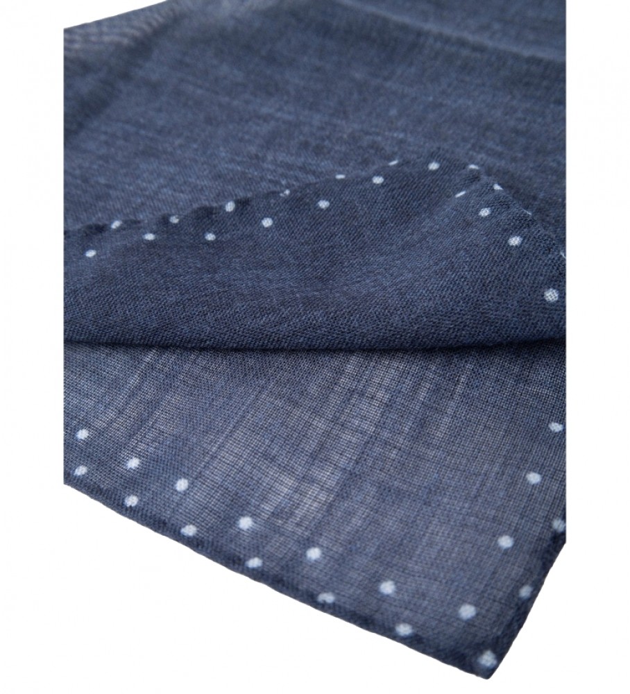 Cachecol Hackett Sml Pow Dot Azul Marinho