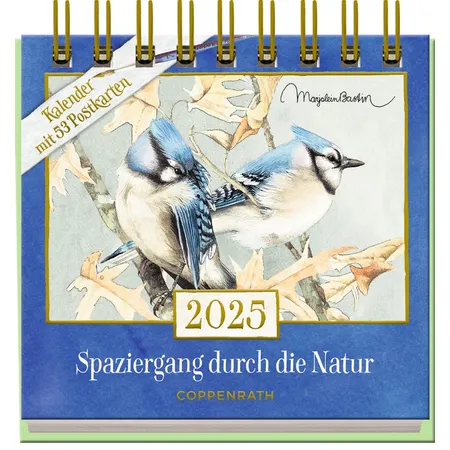 Coppenrath Verlag Postkartenkal.: Spaziergang durch die Natur 2025 - M.Bastin