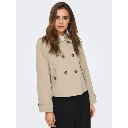 ONLY April Kort Trenchcoat, Oxford Tan, L