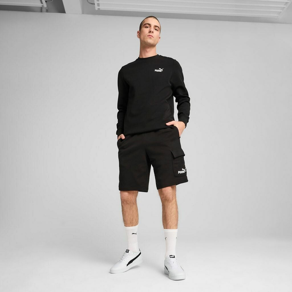 PUMA<br>Shorts cargo de algodão, Essential