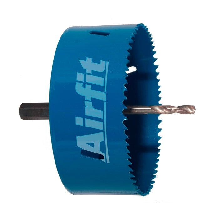 Airfit HSS bimetaal cirkelsnijder, compleet, voor kunststof en metalen buizen, Ø 106 mm, snijkant 48 mm, 20106KS