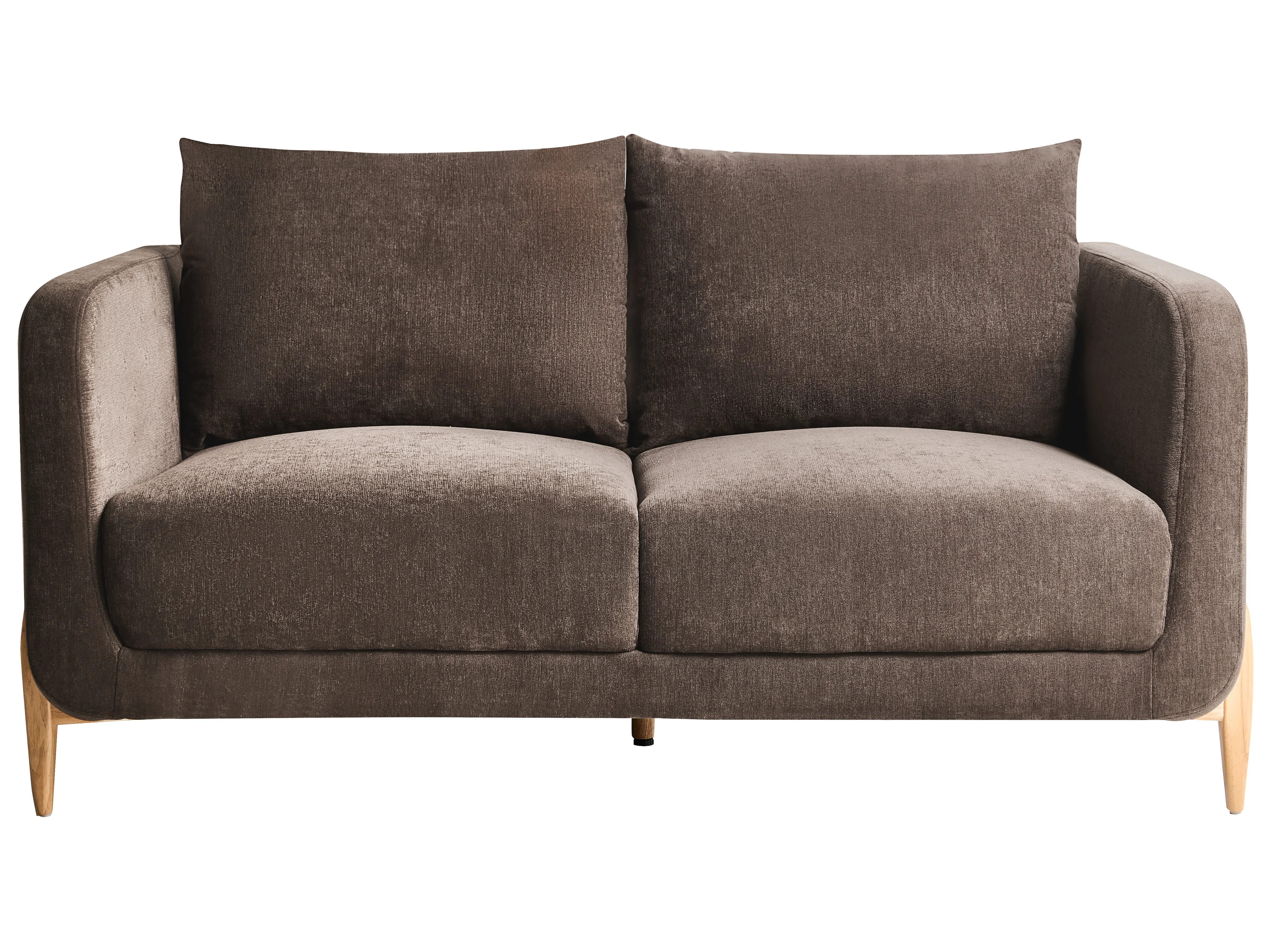 Bank 2-zits GIMO Chenille Donkerbruin
