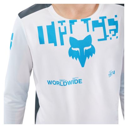 Maillot Manches Longues Enfant Fox Ranger Digi Image Junior Blanc