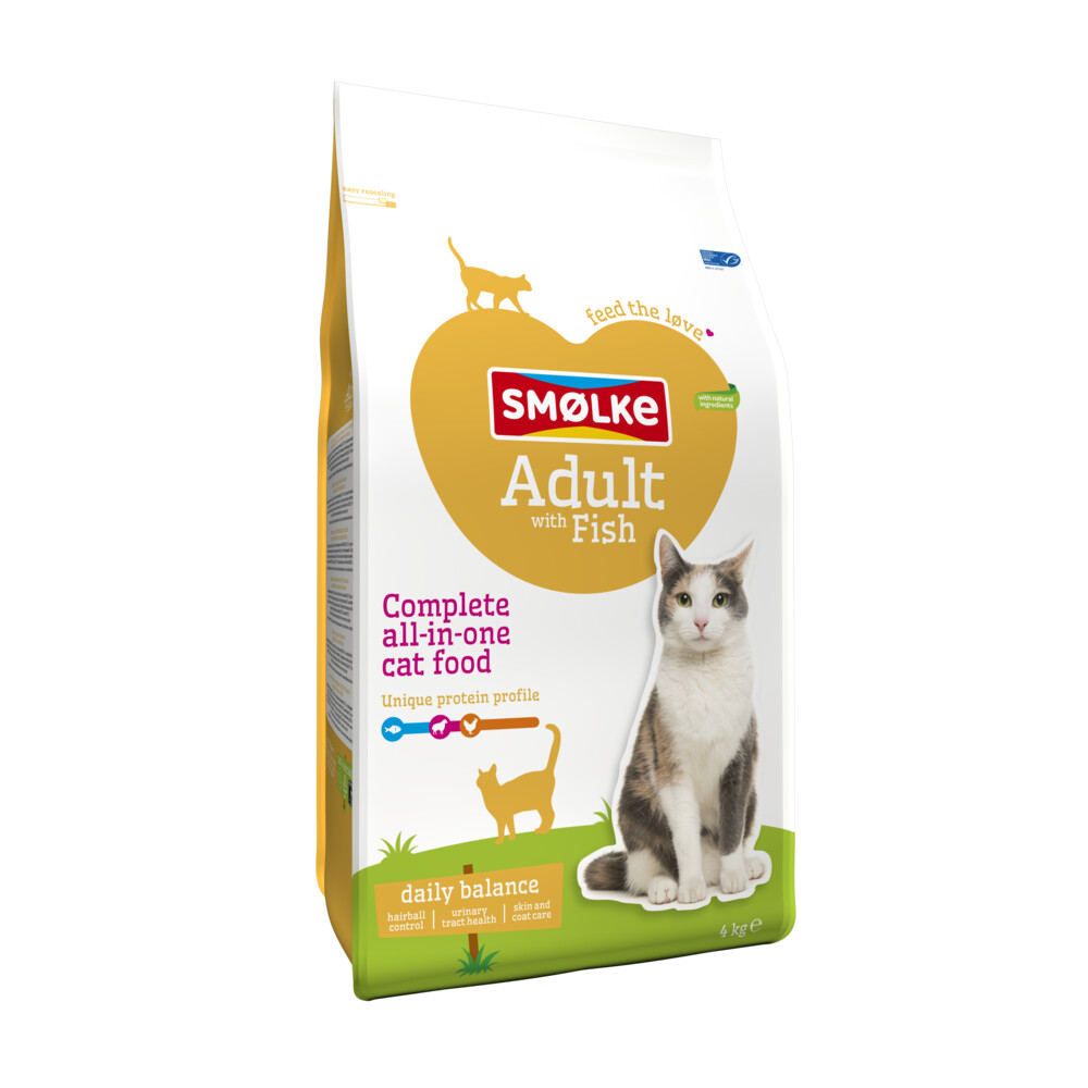 Smolke Kattenvoer Adult Vis4 kg