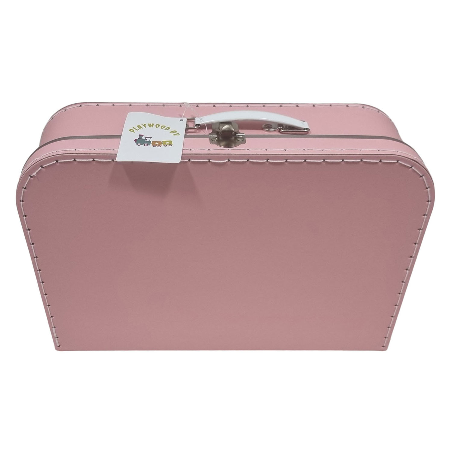 Kartonnen Koffer Set Roze, 3st.