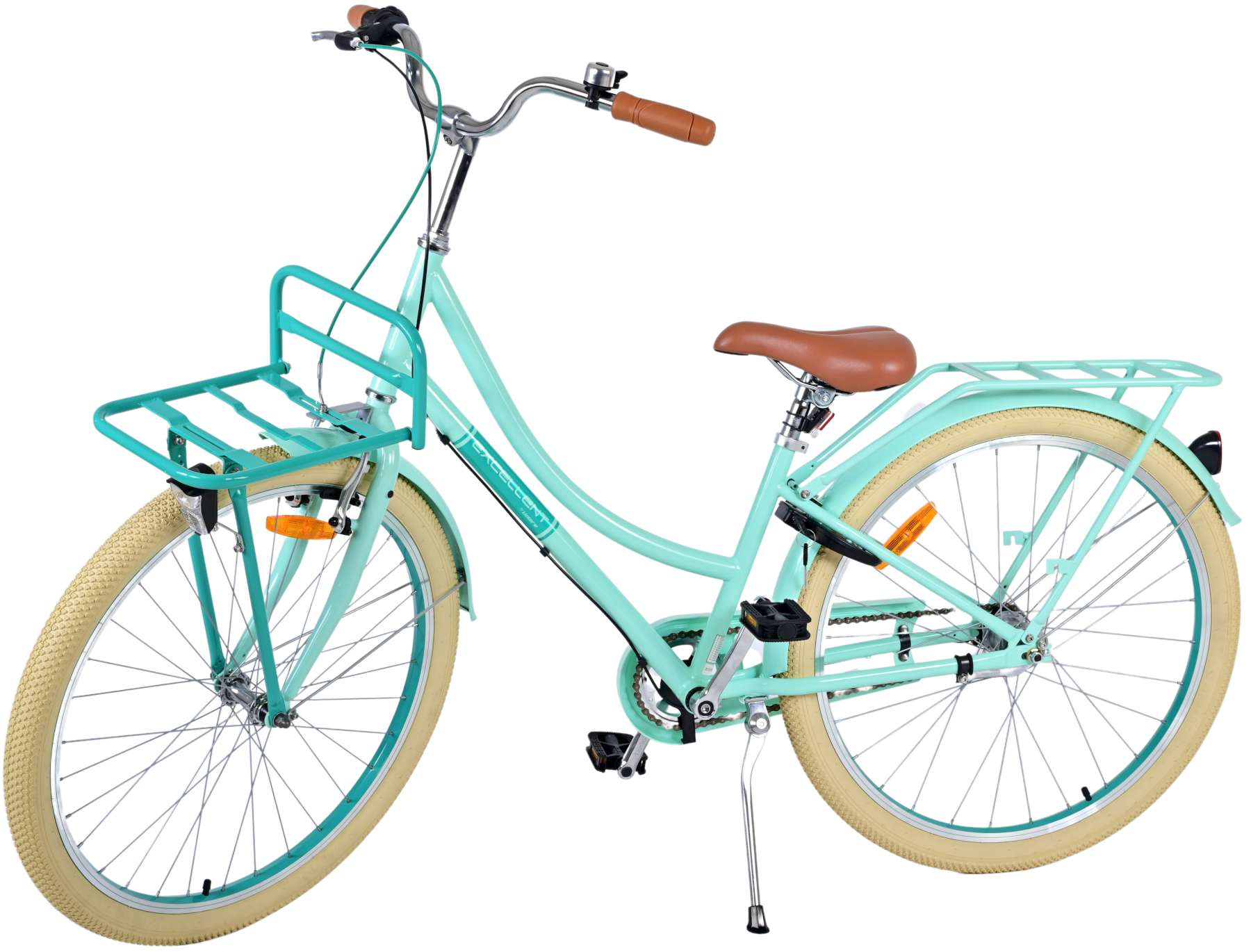TPFSports Excellent Kinderfahrrad - Mädchen - 26 Zoll - 3 Gänge - Rücktritt + Handbremse - Schwarz