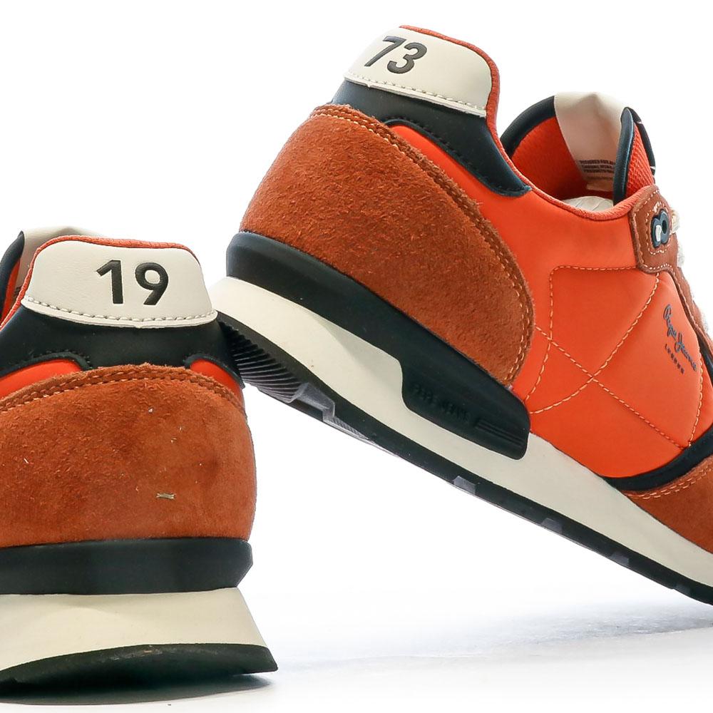 Pepe jeans Baskets Orange Homme Pepe jeans Brit Heritage