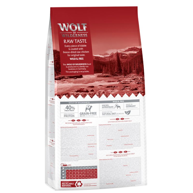 Wolf of Wilderness Mini-croquettes RAW TASTE