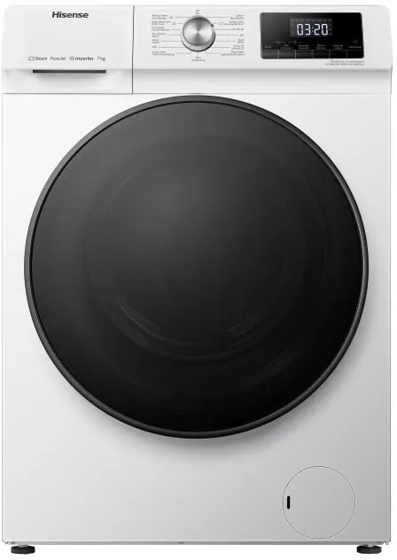Hisense WFQA7014EVJM - Vaskemaskine - bredde: 60 cm - dybde: 54 cm - højde: 85 cm - frontbetjening - 7 kg - 1400 rpm