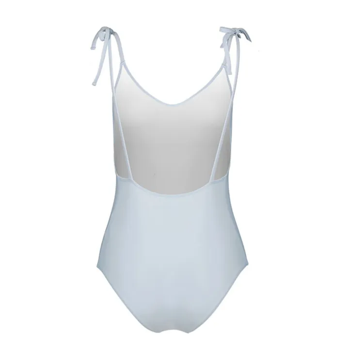 Canopea Maillot de Bain 1 Pièce Polyamide Recyclé Amelia - Collection Femme  | Bleu ciel