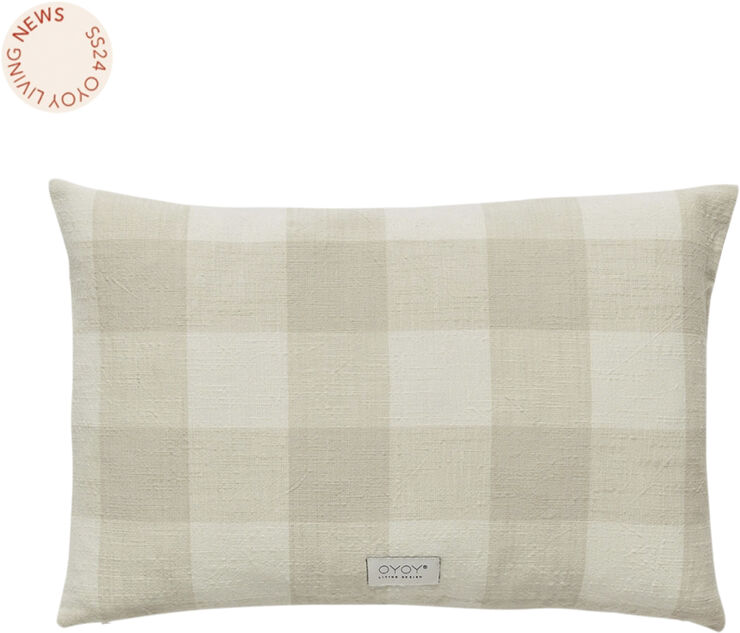 OYOY Living Design Chess Cushion Cover Long Clay