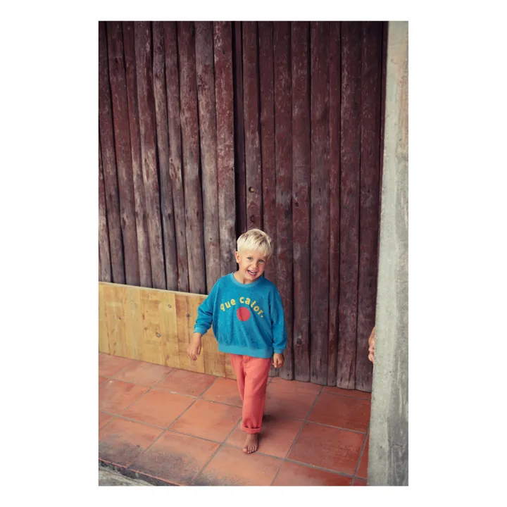 Piupiuchick Sweat Eponge Que Calor | Bleu canard