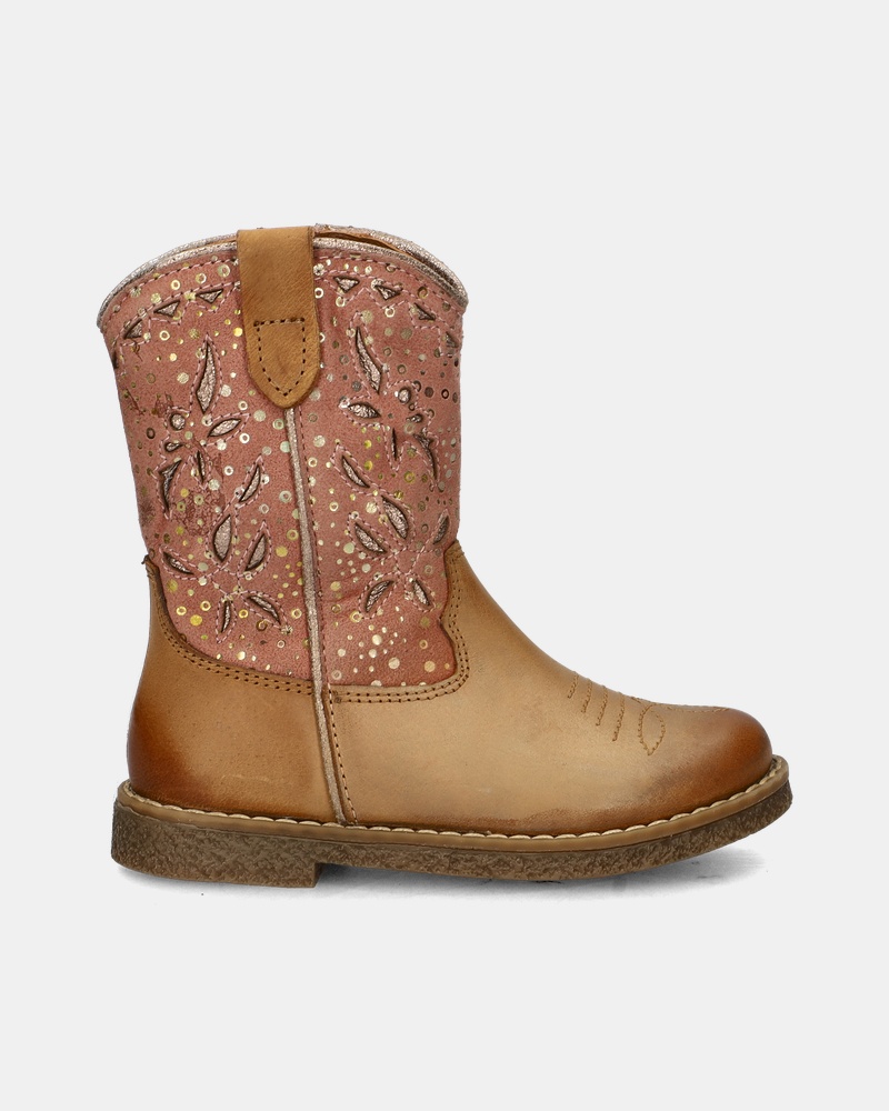 Nelson Kids Cowboylaarzen  - cognac